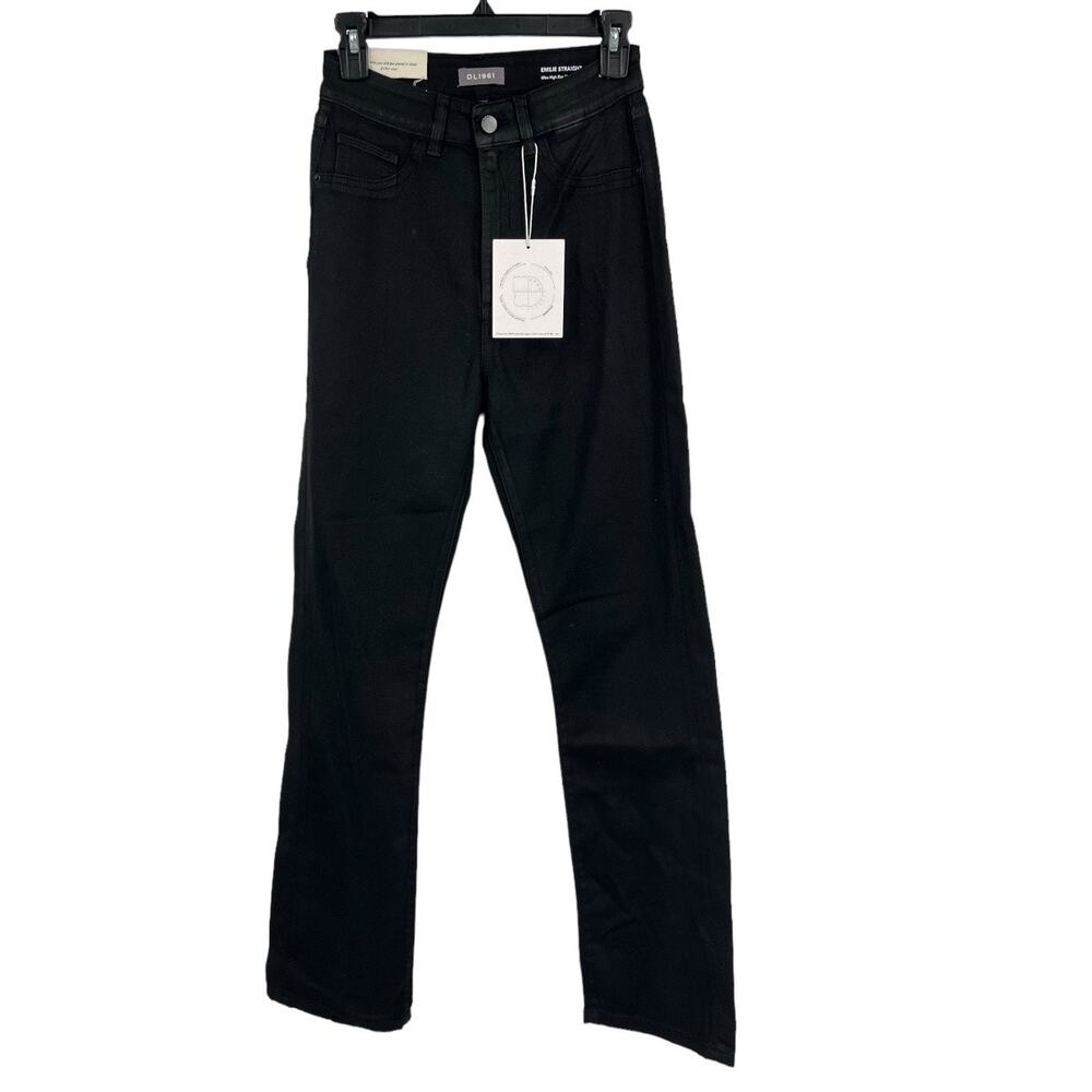 DL1961 Jeans Emilie Straight Ultra high rise black size 24